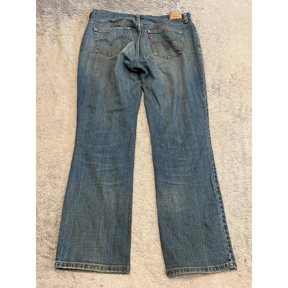 Levi's 505 Jeans Womens 10M Straight Leg Medium Wash Blue Denim Casual